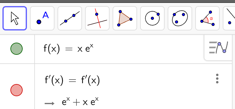 Mathhx B - UNDER UDVIKLING — Differentialregning Med Geogebra